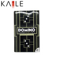 Nuevo diseño personalizado cartulina negro embalaje Domino